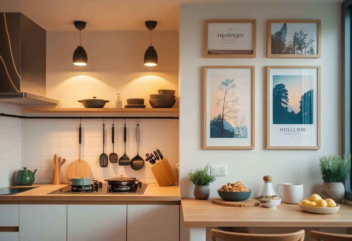 Sådan skaber du en hyggelig atmosfære i køkkenet med plakater til stuen online