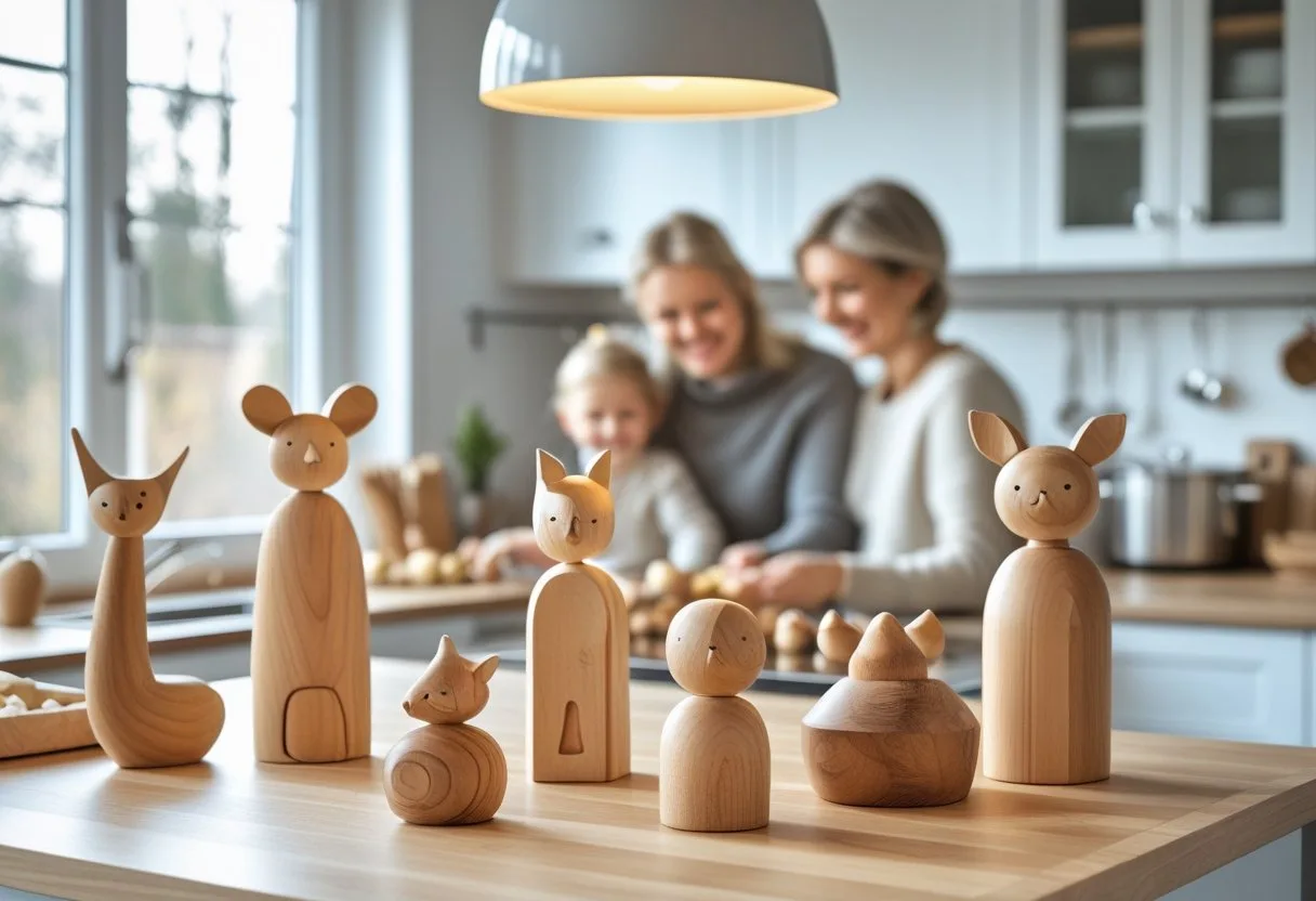 Sadan skaber du hygge i kokkenet med unikke traefigurer til hjemmet